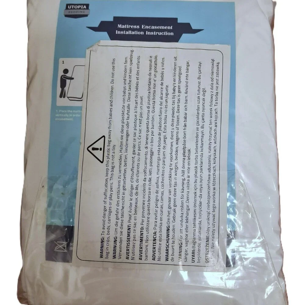 UTOPIA Bedding Waterproof Mattress Encasement Protector Sz Calif King White